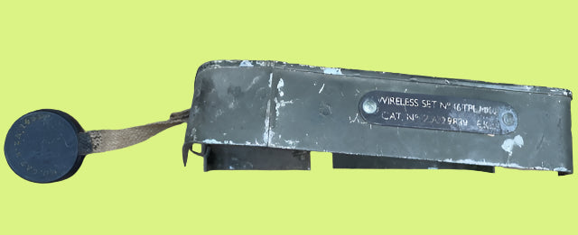 WW2, Army, Military Radio, Wireless Set 46, WS46, Top Guard and Rubber Frequency Pendant, ZA14854