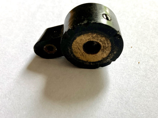 Black Bakelite, Military, Lugged,, Brass bushed, 22mm Dia, 16mm Height, 6mm Shaft, May suit Colombia 703