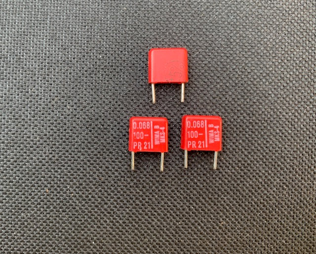 WIMA,  0.047uF, 47nF, 100V, 5%, Audio Polyester Film Capacitor, MKS4D034702C00J