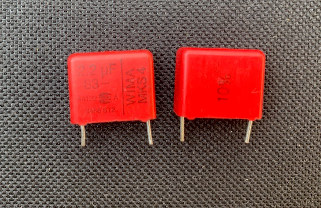 WIMA, 2.2uF, 63V, 10%, Audio Polyester Film Capacitor, MKS4