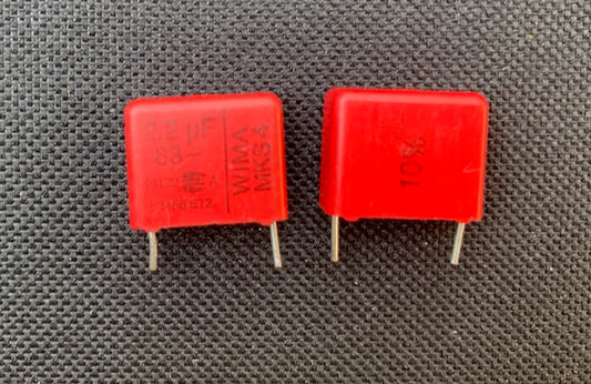 WIMA,  2.2uF, 63V, 10%, Audio Polyester Film Capacitor, MKS4