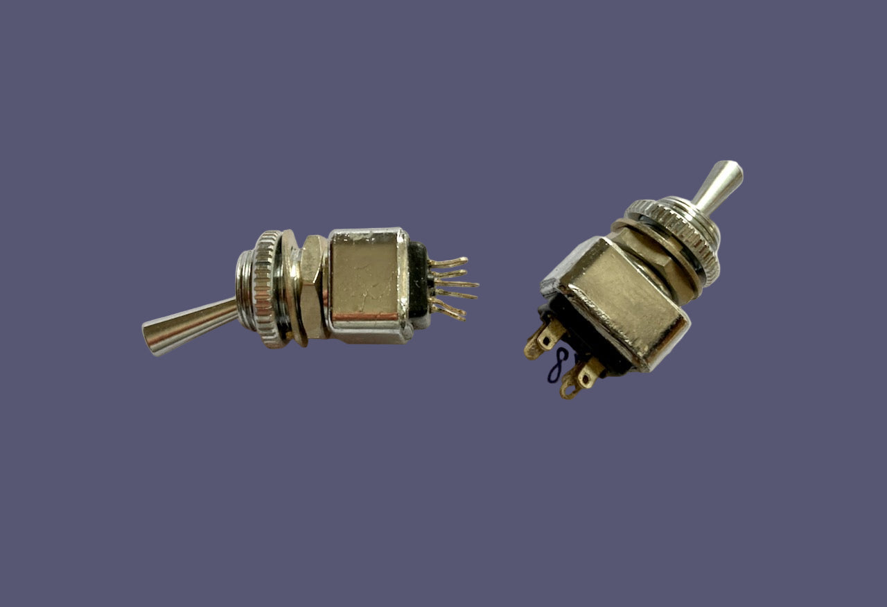 PEAR DOLLY, DPDT SWITCH,  CHROME