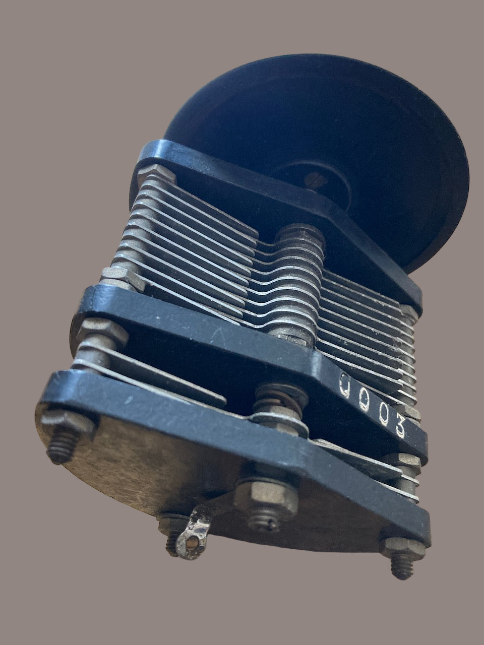 Variable Condenser, , Tuning Gang, 0.0003uF plus fine adjustment section, c/w Bakelite coaxial knobs, 1930