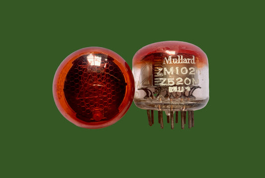 ZM1020, Z520M,  MULLARD, NIXIE TUBE, NOS BULK PACKED, GN4, GN4A RED FILTERED, AS USED IN RACAL INSTRUMENTS