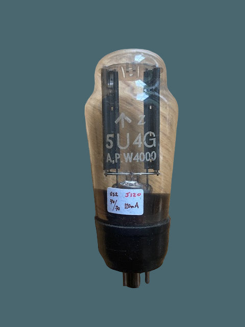 U52, GEC, MILITARY APW4000, BLACK BASE,  HAMMERSMITH, WARTIME PRODUCTION, VT-244, 5U4G, 5U4