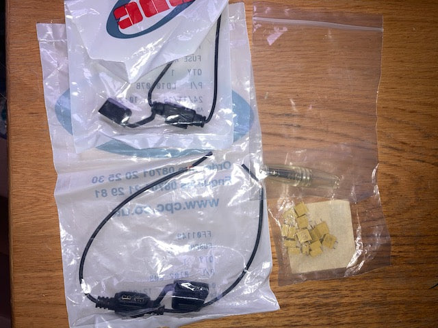 Automotive, in-line, fuse holder selection, x3