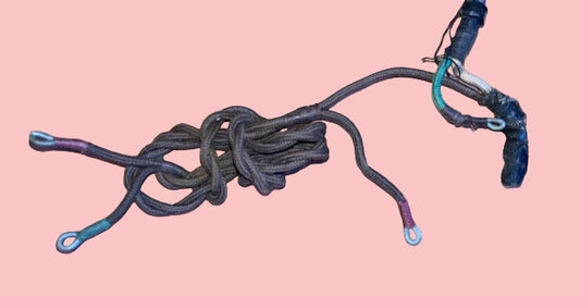 MILITARY HEADPHONE , WIRE LOOP TERMINATIONS, WOVEN KHAKI FABRIC COVERED WIRE,