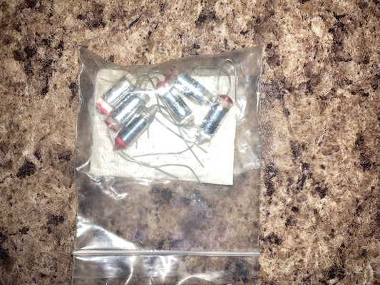 Radiospares, RS, Suflex, Polystyrene capacitors, 2200pF @ 125V, PACK OF 6x