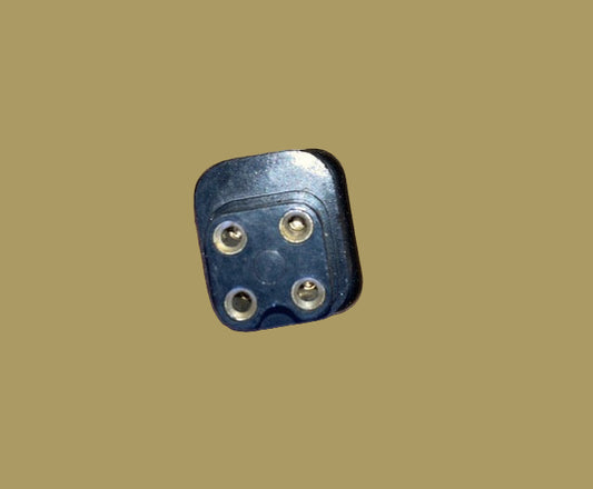 PLUG, CABLE MOUNT, 4 PIN FEMALE, FOR WS68 POWER, WS18 MICROPHONE, NOS