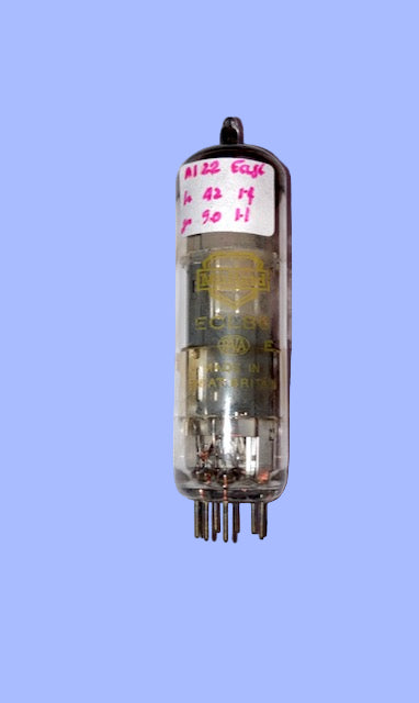 ECL86, MULLARD, YELLOW PRINT, 6GW8, WS2 B4C5, BLACKBURN MAY 1964 PRODUCTION