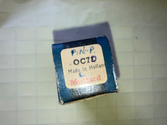 OC70, CV5457, MULLARD, BLACK GLASS, GERMANIUM TRANSISTOR, BOXED