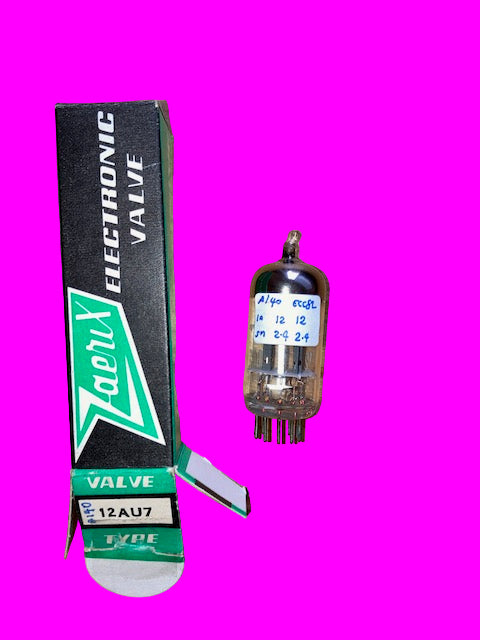 12AU7, ZAERIX BADGED HUNGARIAN TUNGSRAM, 1970S PRODUCTION, , NEW, BOXED, ECC82, CV4003