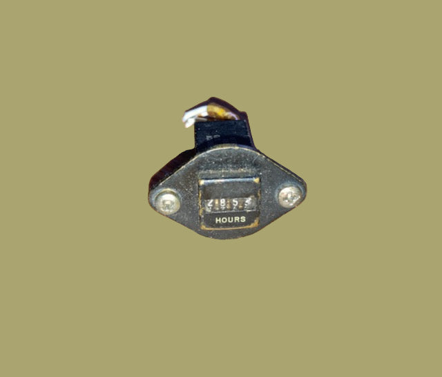 1960s, Brass Bodied, Airpax, Time Totalising Counter, Hour Meter, 115V, 380/420 CPS, 50 IND/MIN