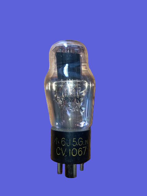 6J5G, BRIMAR, ORANGE BASE PRINT, CV1067, ARMY PRODUCTION