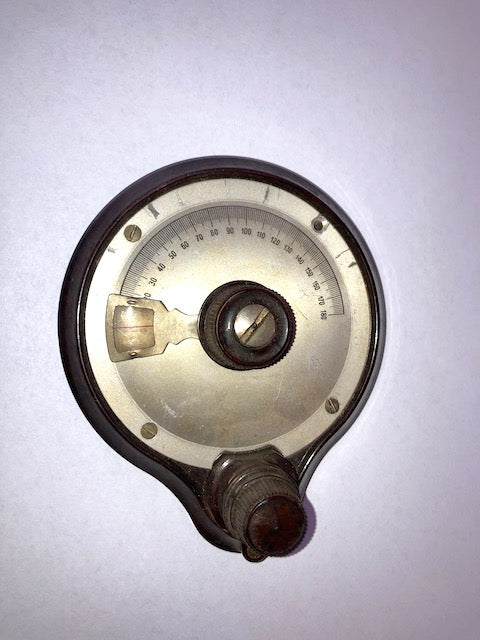 Vintage Dial Ormond Style, Brown Bakelite and Aluminium, 108 mm dia., Slo-Mo Drive, 1920's