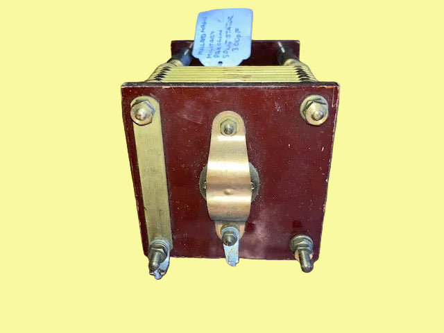 MILITARY, SPLIT STATOR TRANSMITTING CAPACITOR, 300pF, 6mm THICK TUFNOL FRAME, BRASS VALVES AND HARWARE, 84 X 874 X 150 mm, 1.2kg