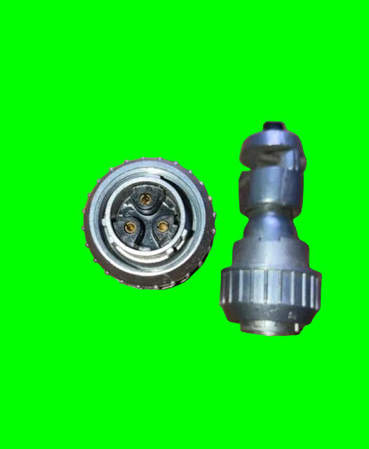 Pattern 104, Plessey, Mk 4, 3 Pin Female Socket, Free, Small, Larkspur Mains Connector