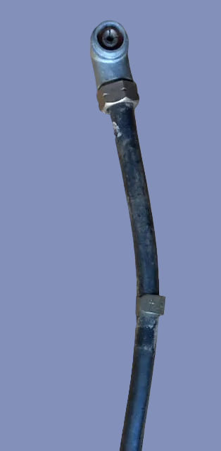 WS19 VARIOMETER TO ANTENNA CABLE, GEE CABLE APPROX 10" LENGTH, 10H/5374, RT ANGLE PYE PLUG TERMINATED ONE END