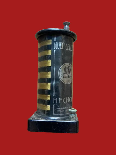 VARLEY, HF CHOKE, SENIOR MODEL, YELLOW LITZ WINDING, 1929
