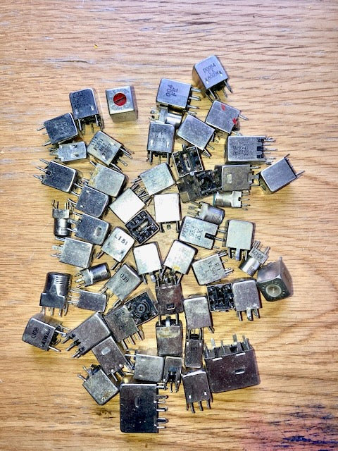 BAG OF 54X, ASSORTED TOKO, MINIATURE COILS, NOS