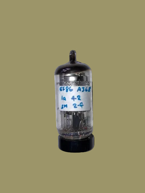 CV2901, MIL SPEC, EF86, MULLARD, MESH SCREEN, FACTORY CODE, 8Y8 ⊿ 5K3, HEERLEN OCTOBER 1975 MANUFACTURE, NEW UNBOXED