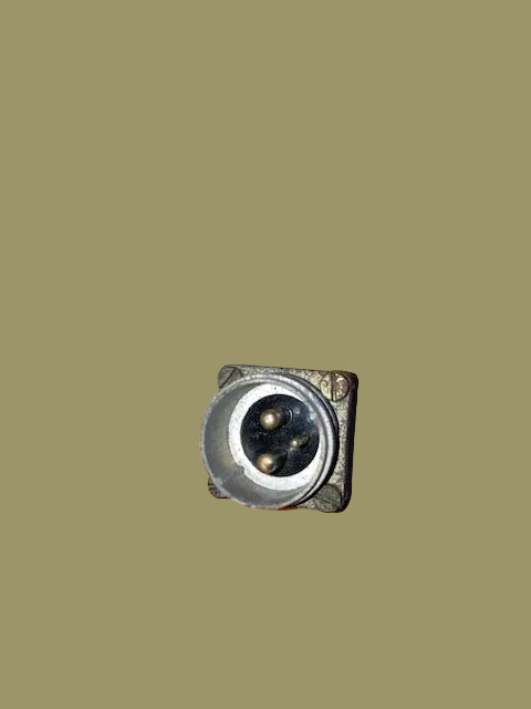 F & E, Films & Equipment, Cannon Sale, Plug and Socket Set, 3 pin , Aperture ID approx 18.5mm