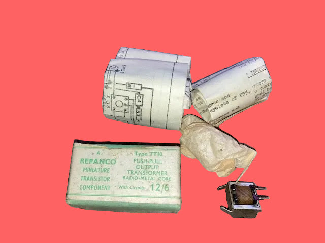 REPANCO, TT10, OUTPUT TRANSFORMER, C/W CIRCUITS, NOS BOXED,