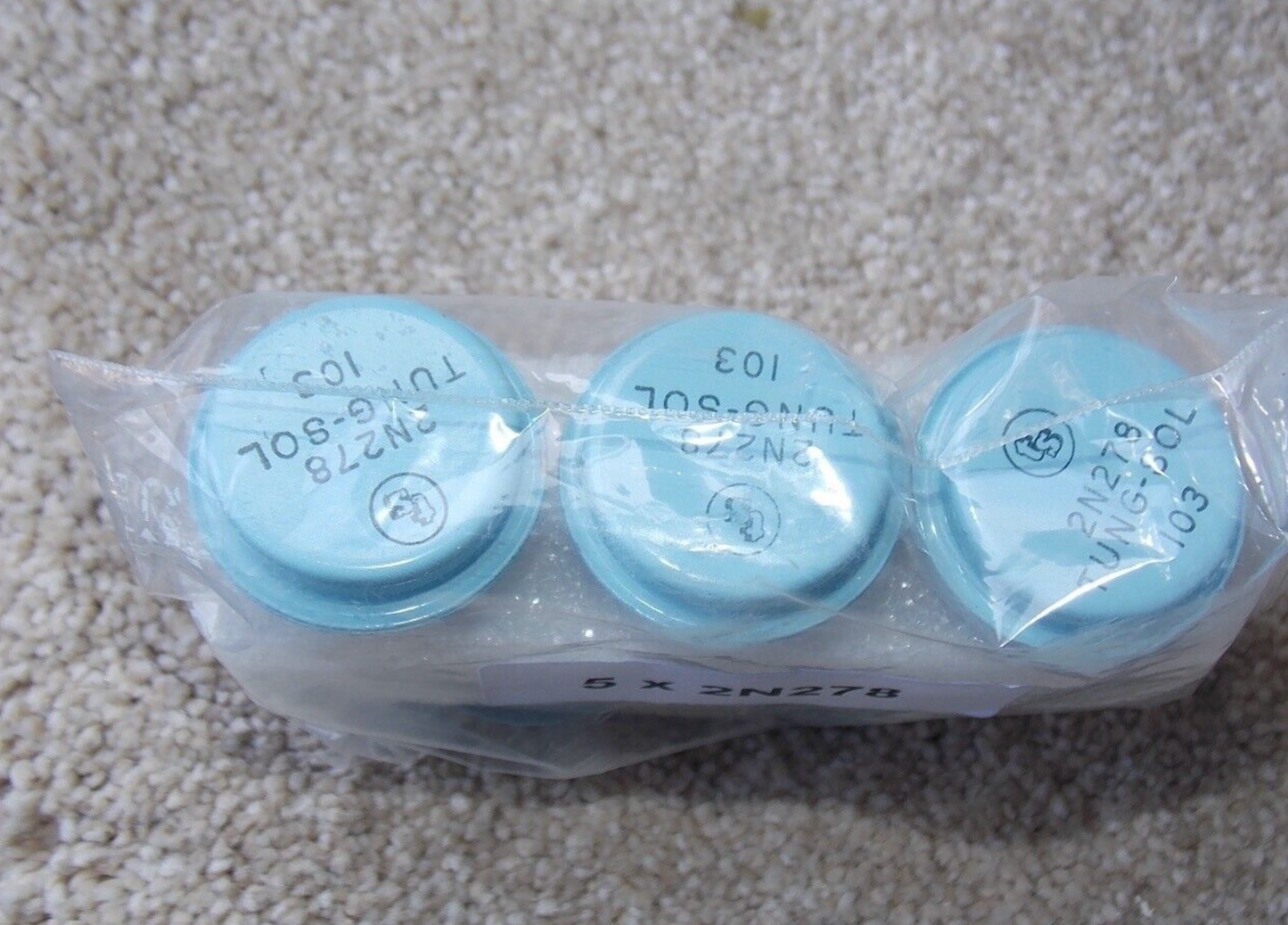 TUNG-SOL, 2N278, Transistor, PNP, TO-36, Germanium,