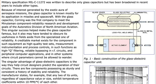 CORNING, TYO7, CY07, 100pF, 300V WKG, GLASS ENCAPSULATED CAPACITOR, EX USAF, PACK OF 5X