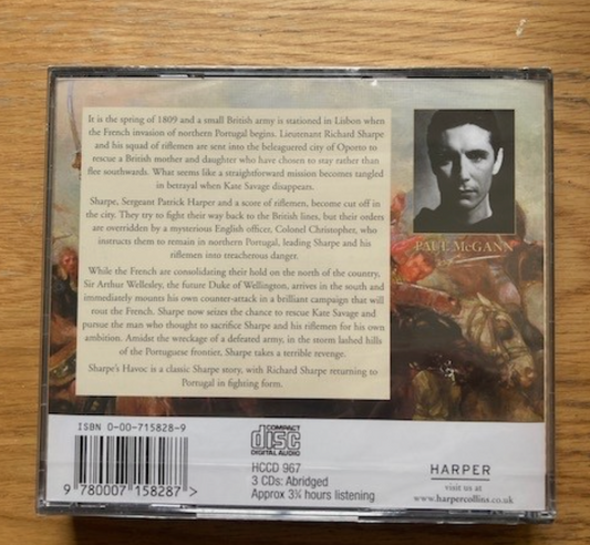 SHARPE'S HAVOC, Bernard Cornwell, HARPER COLLINS, AUDIOBOOK, HCCD 967, NEW IN CELLOPHANE, FREE UK POST