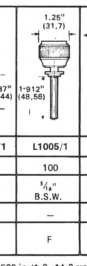 BELLING LEE, BINDING POSTS, L1005/1, BLACK,BLACK CAPTIVE HEAD, 5/16" BSW NUT, 31.7mm HEAD, 48.5mm STEM, NOS