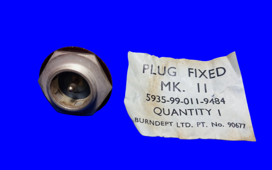 Burndept, Fixed Plug, MK. II, NATO, NSN, 5935-99-011-9484