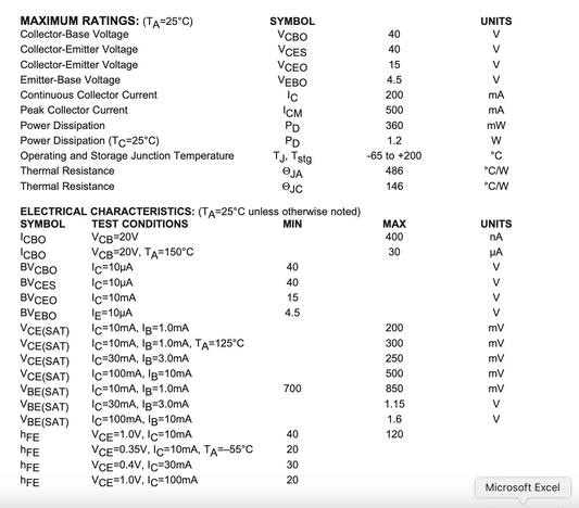 SGS, 2N2369A, SILICON TRANSISTOR, NPN,