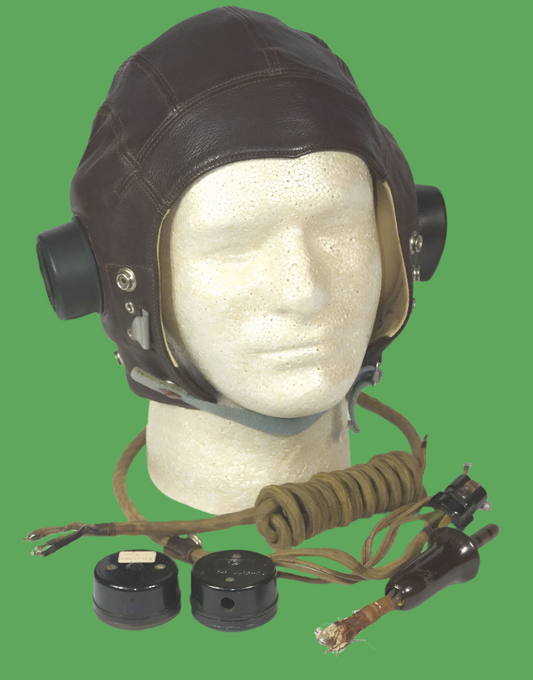 FOR RAF FLYING HELMET TYPE C, D, E, JACK PLUG, 10H/10991, BELL SHAPED SHROUD MISSING