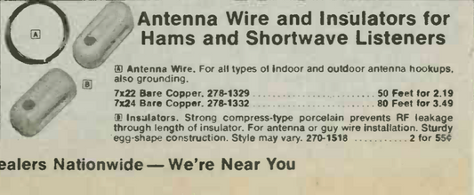 ARCHER, 14-GAUGE, STRANDED BARE COPPER WIRE, 19.8M, 65 FT, 278-1329, NOS