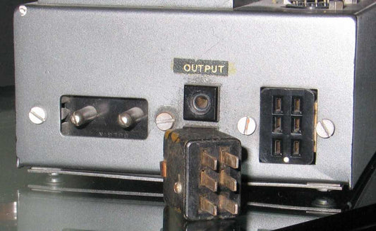 6 PIN, MINIATURE JONESPLUG, MALE PINS, SOCKET, CHASSIS MOUNT, QUAD2, POWER