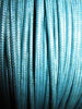 SILK BRAID COVERED VINTAGE 20 AWG HOOK UP WIRE LIGHT BLUE WITH LIGHT BLUE TRACER STRIPE - MULLARD MAGIC