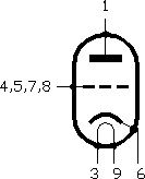 AMPEREX 1967 MANUFACTURED AX-569, 417A, 5842, CV3789, VT-277 SPECIAL QUALITY GOLD PIN TRIODE MADE FOR USAF AS USED IN SHANLING & OTHER AUDIO - MULLARD MAGIC - 4
