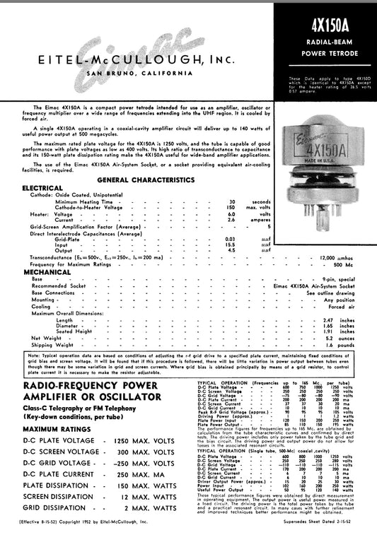 CV2518, PAIR OF  MIL SPEC, STC, 4X150A,  QV1-150A, SV-4X150A, 1967 MANUFACTURE