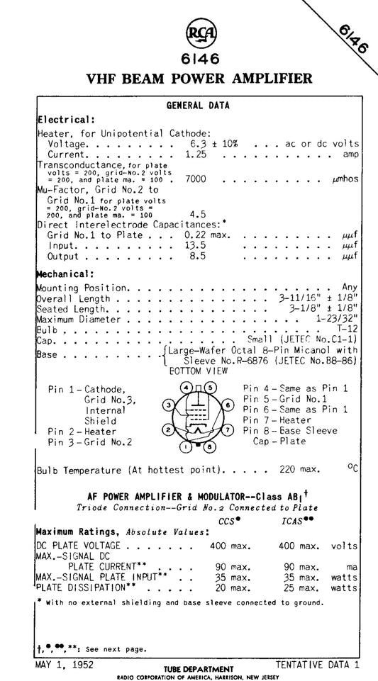6146,STC, CV3523,  QE05/40, QV06/20, NEW BOXED