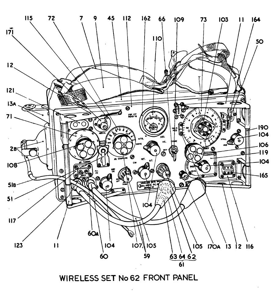 CHASSIS MOUNTED, ANTENNA CONNECTOR, FOR, WS62, WIRELESS SET NO 62, 62 SET,