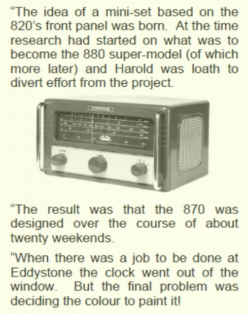 EDDYSTONE KNOBS CAT NO 785 AS USED ON 870A CABIN SET