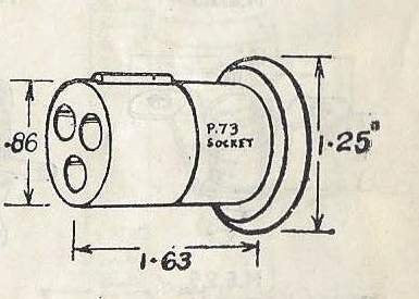BULGIN, 3 PIN POWER PLUG, SA1393, FOR LEAK TL12.1 & QUAD ESL 57, 22mm NOSE DIA.
