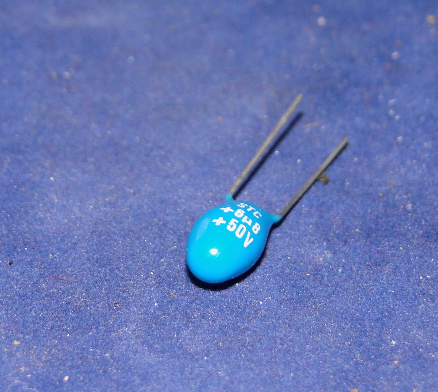 STC, TANTALUM CAPACITORS, 6.8uF @ 50V, EX MIL,