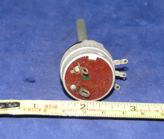 RS, 25K LOG, SP SWITCHED, 2A @ 250V, POTENTIOMETER