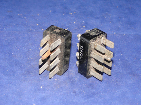 10H/398, 8 Pin, Male, Jones Plug, Chassis Mount, For, T1154, R1155, R1481, R1132,  RF UNITS 24, 25, 26, 27, POWER UNITS 32, 33, 34, 35,