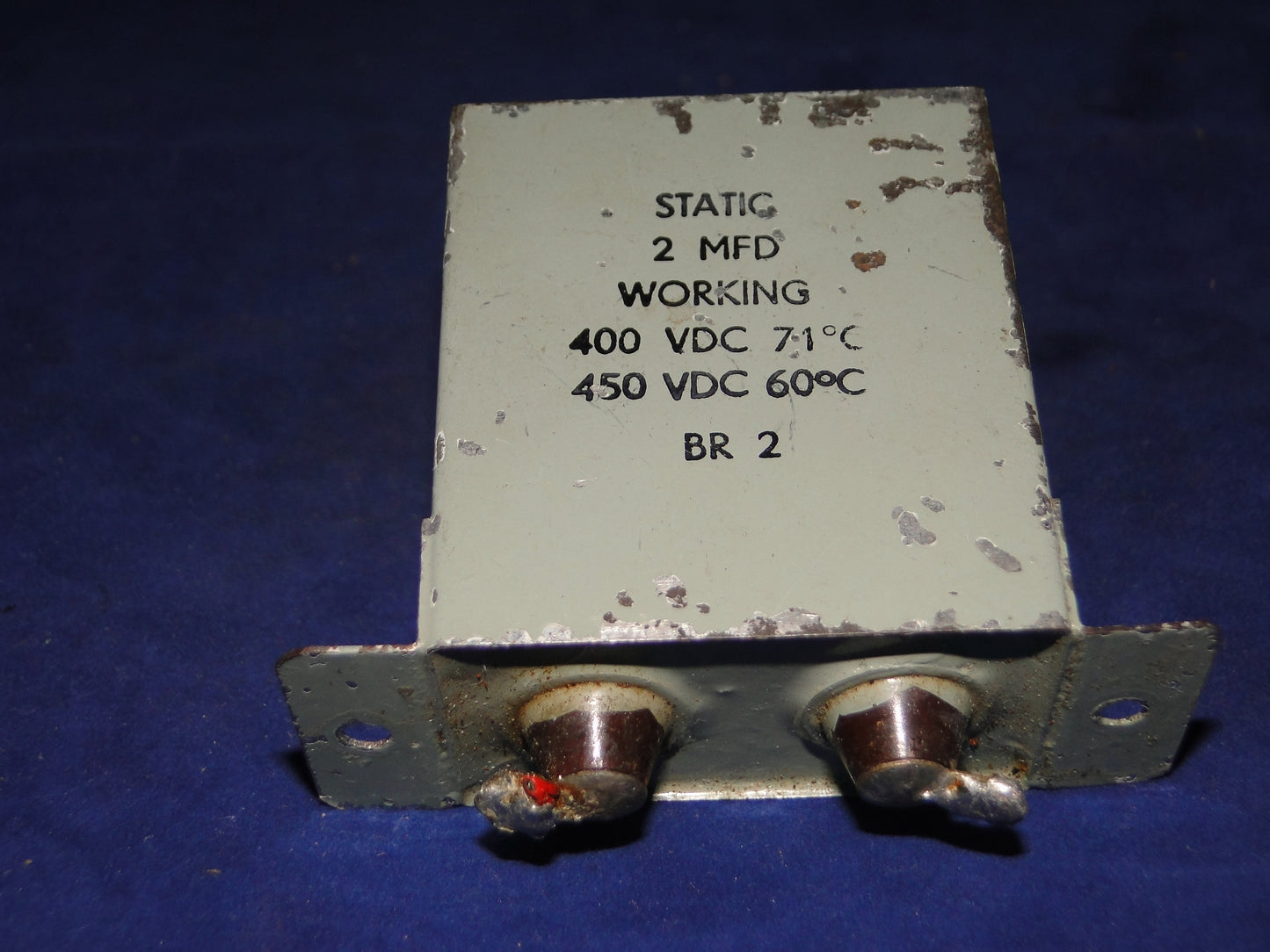STATIC, 2uF 1400VDC, PIO, PAPER IN OIL ,BLOCK CAPACITOR,