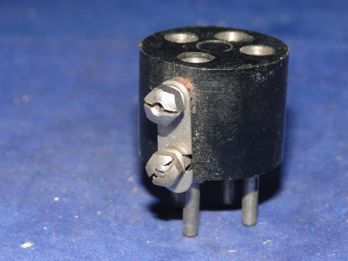 Bulgin, British 4 Pin, B4, Split Anode Valve Adaptor, Unboxed, 1930