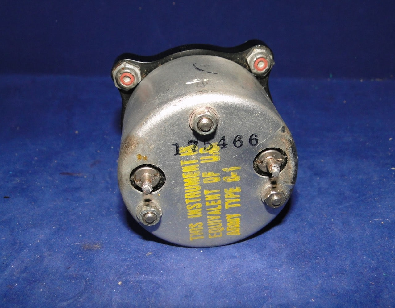 WESTON MODEL 833, AIRCRAFT VOLTMETER, 2.5 INCH, 0 - 130VAC 400HZ, US ARMY TYPE G-1