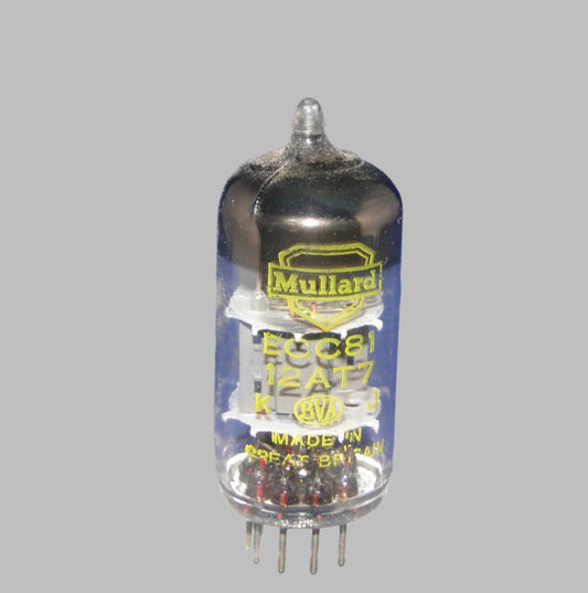 ECC81, MULLARD, YELLOW PRINT, Tk3 B3I3, BLACKBURN,  MARCH 1963 PRODUCTION